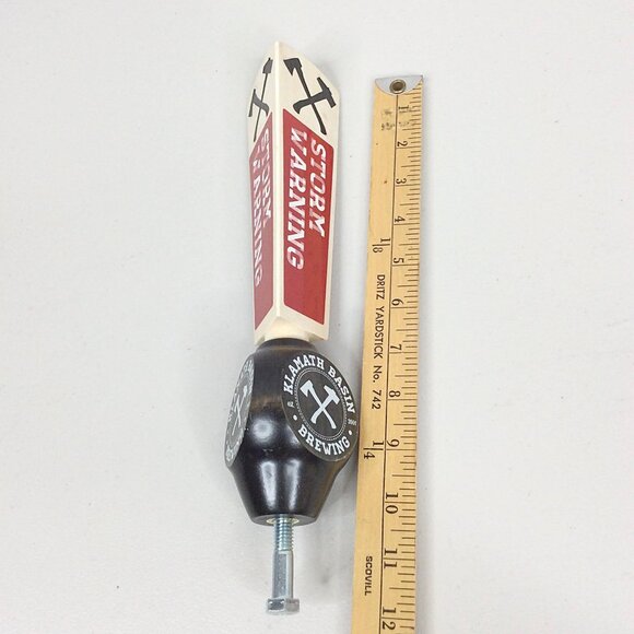 Klamath Basin Brewing Tap Handle Storm Warning Craft Beer Pull Falls Oregon - Picture 3 of 7